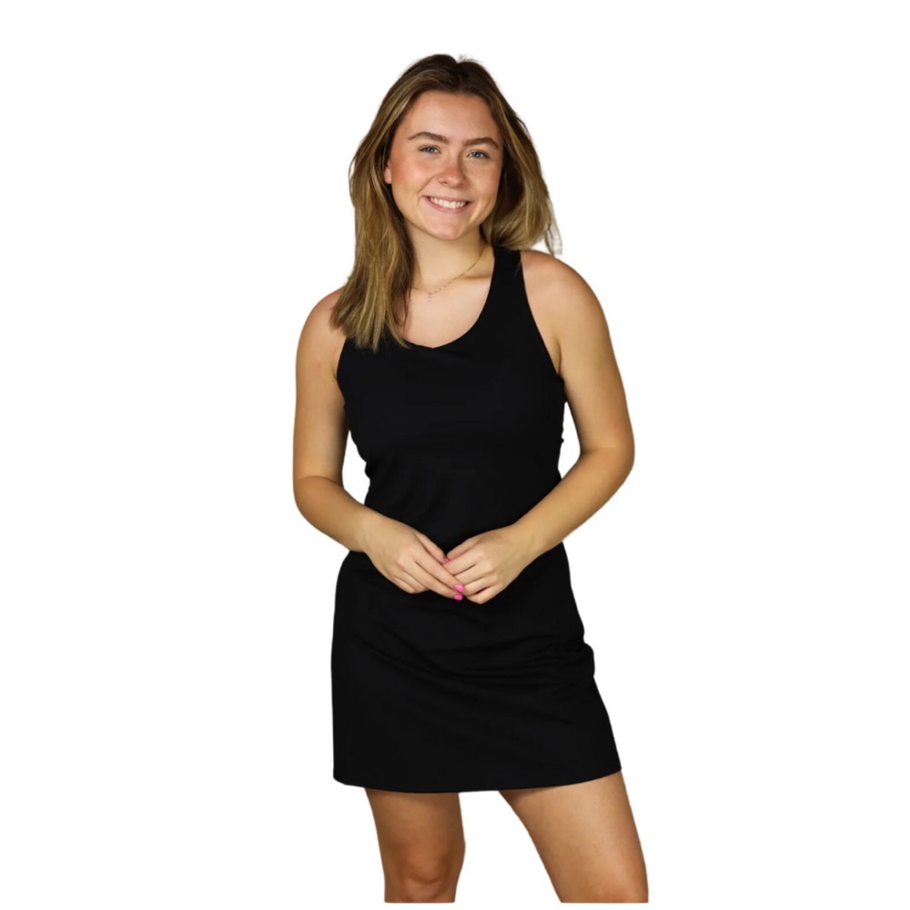 NWT Crossback Athletic Dress with Built in Bra Size Large